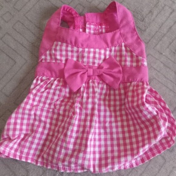 Adorable Gingham Dress for Dogs by EastSide Collection (Sz XS, missing cap) - Picture 1 of 4